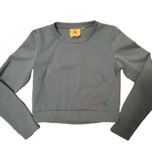 Calvin Klein cut out back long sleeve thicker material